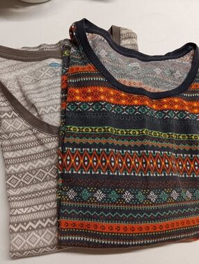 Old Navy Thermal Tops Multi Color